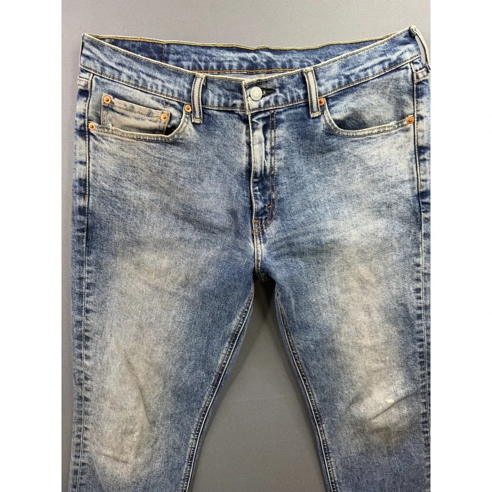 Levi's 511 Slim Fit Jeans Mens Blue Light Wash‎ Denim 34x29